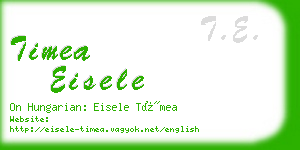 timea eisele business card